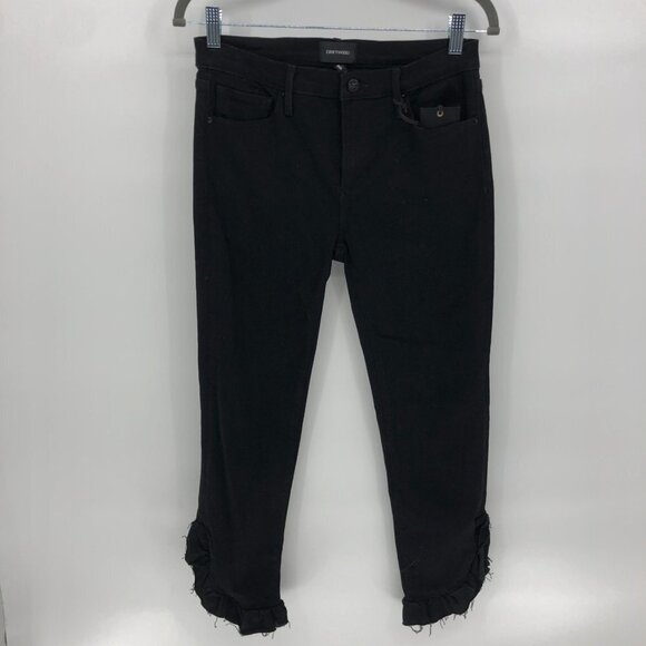 Driftwood Womens Black Candace Cropped Jeans Sz 27